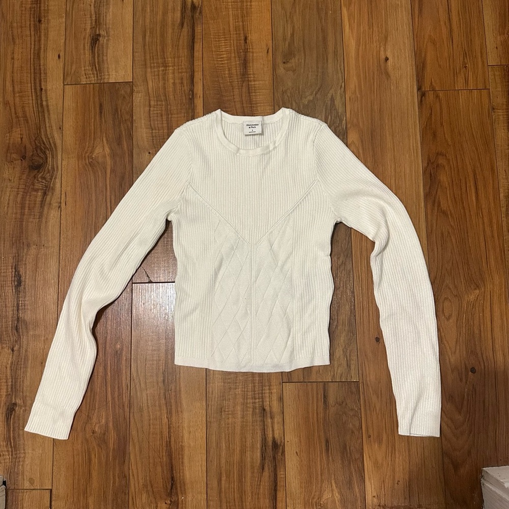 Abercrombie knit crop long sleeve